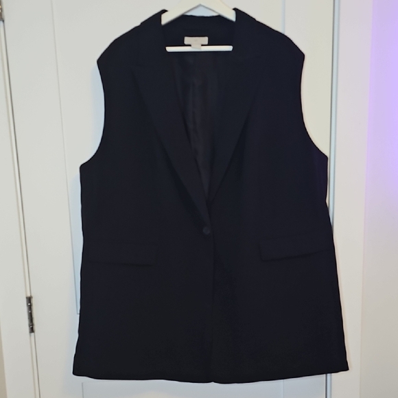 H&M Black Sleeveless Vest - Picture 1 of 7